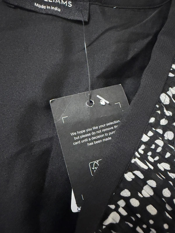 JD Williams Black and White Dress - Size 22