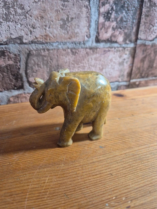 Vintage soapstone elephant