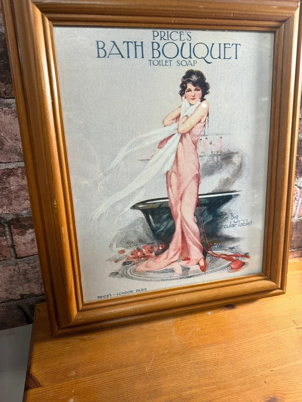 Price’s Vintage Style Advertising Framed Print