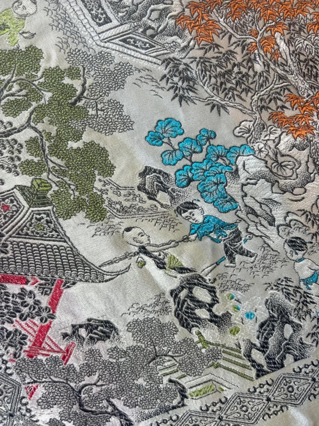 Chinese Silk Brocade Tapestry Tablecloth/Wallhanging