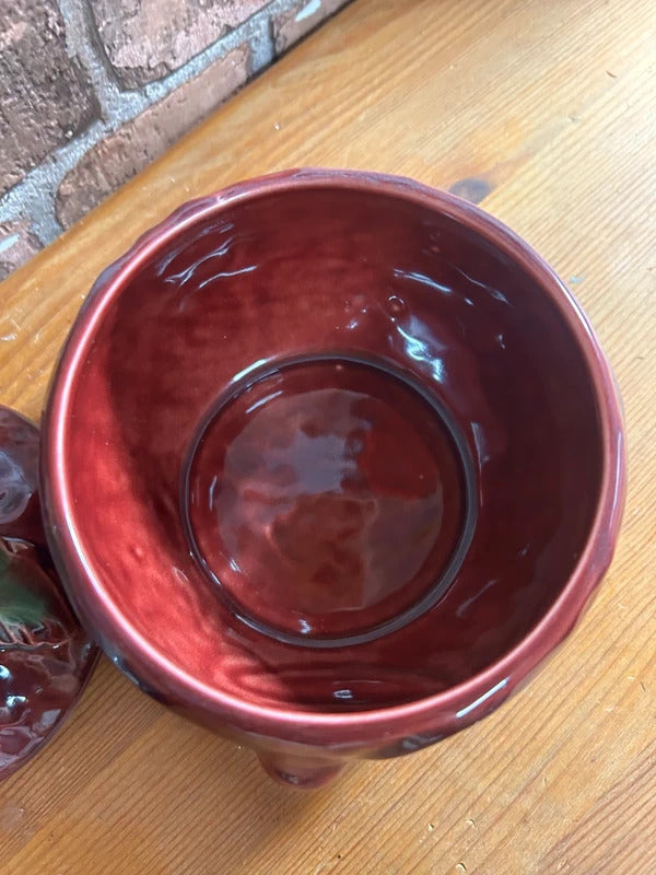 Vintage Sylvac Beetroot Face Storage Pot