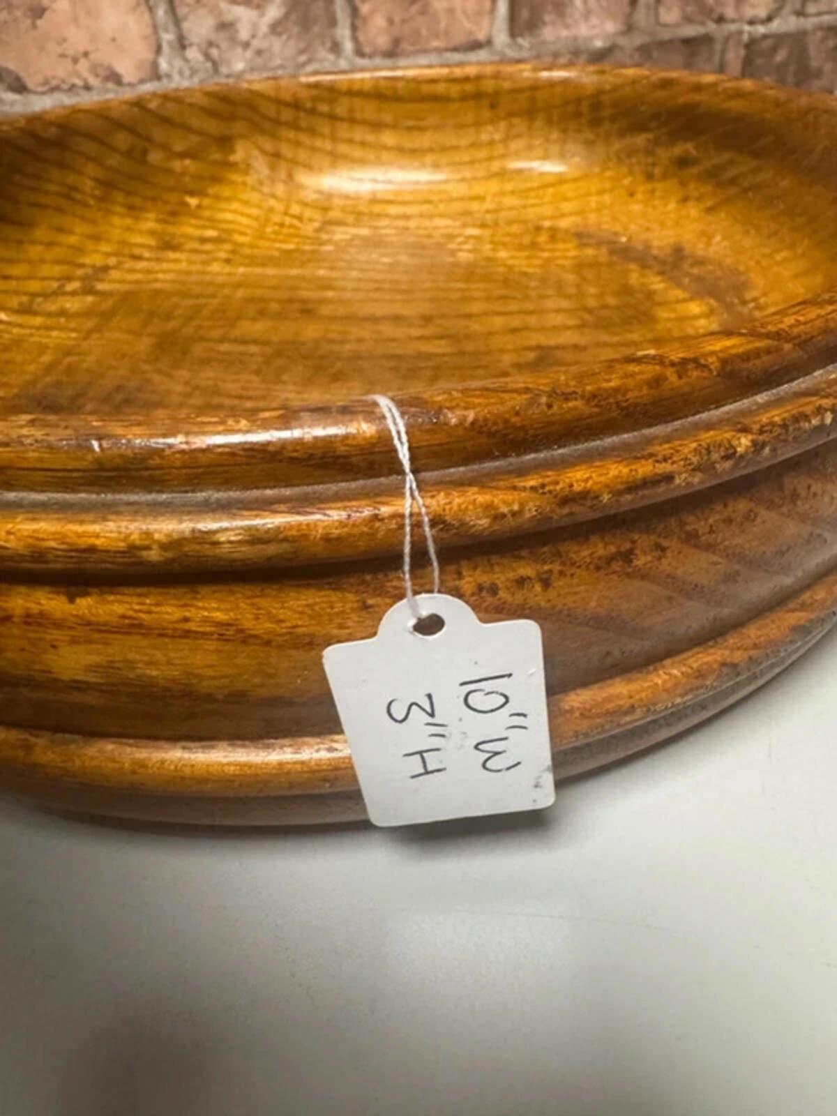 Vintage Oak Bowl