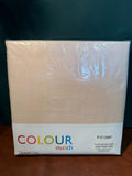 Colour Match Beige Double Bed Cover
