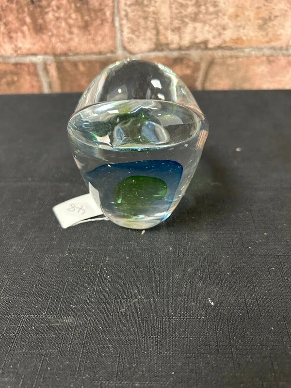 Tri-Coloured Paperweight Candleholder