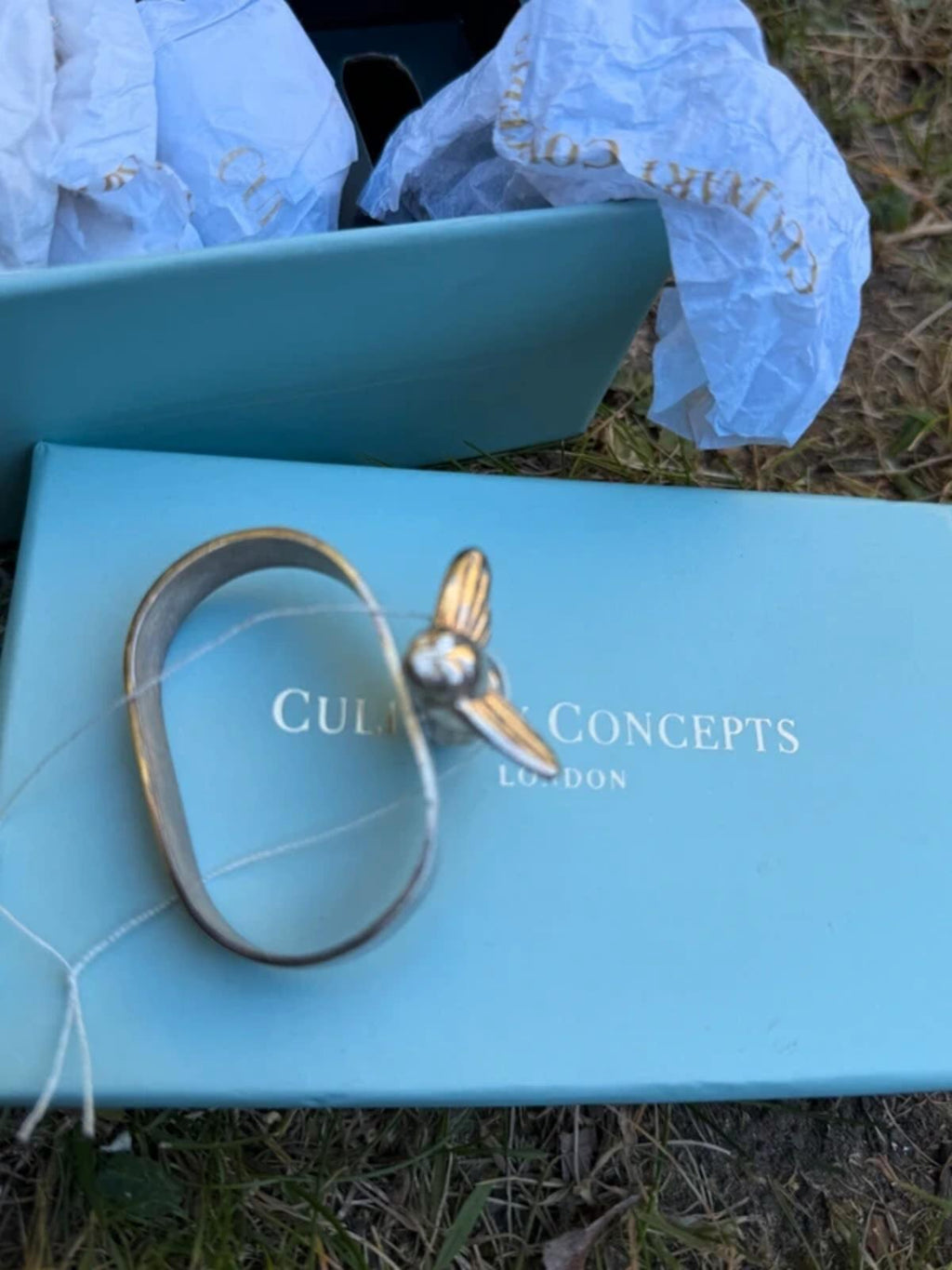 Culinary Concepts Bee Napkin Rings x4