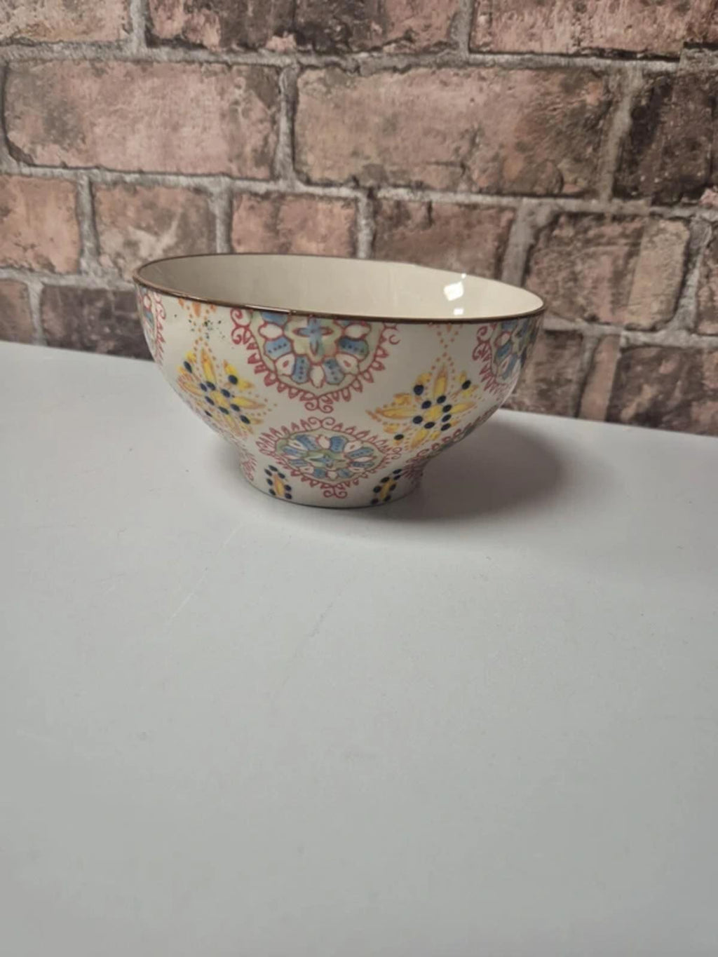 Pair of Moroccan Patterned Bowls