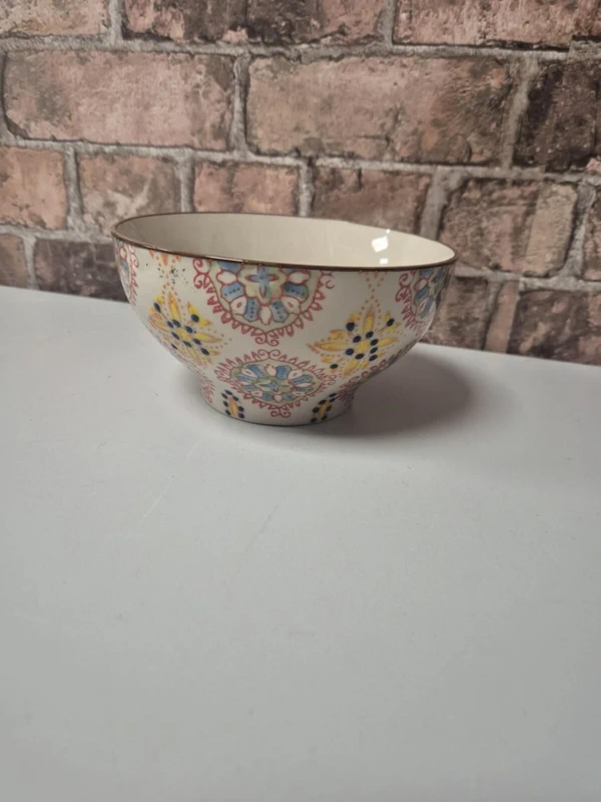 Pair of Moroccan Patterned Bowls