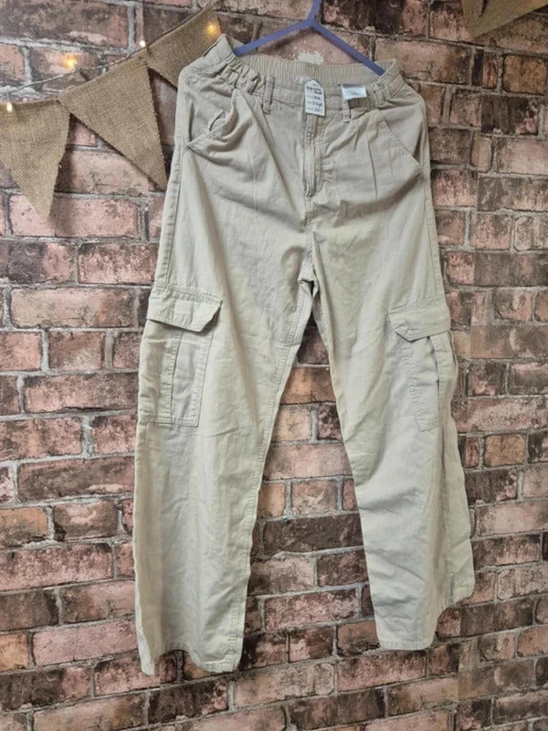 H&M Beige Wide leg trousers 11-12yrs