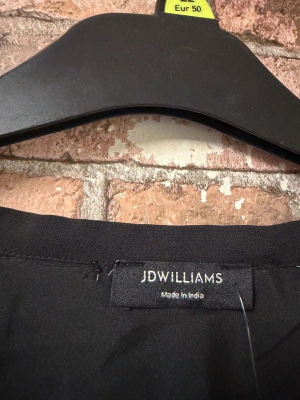 JD Williams Black and White Dress - Size 22