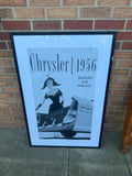 Framed Chrysler Advertising Print
