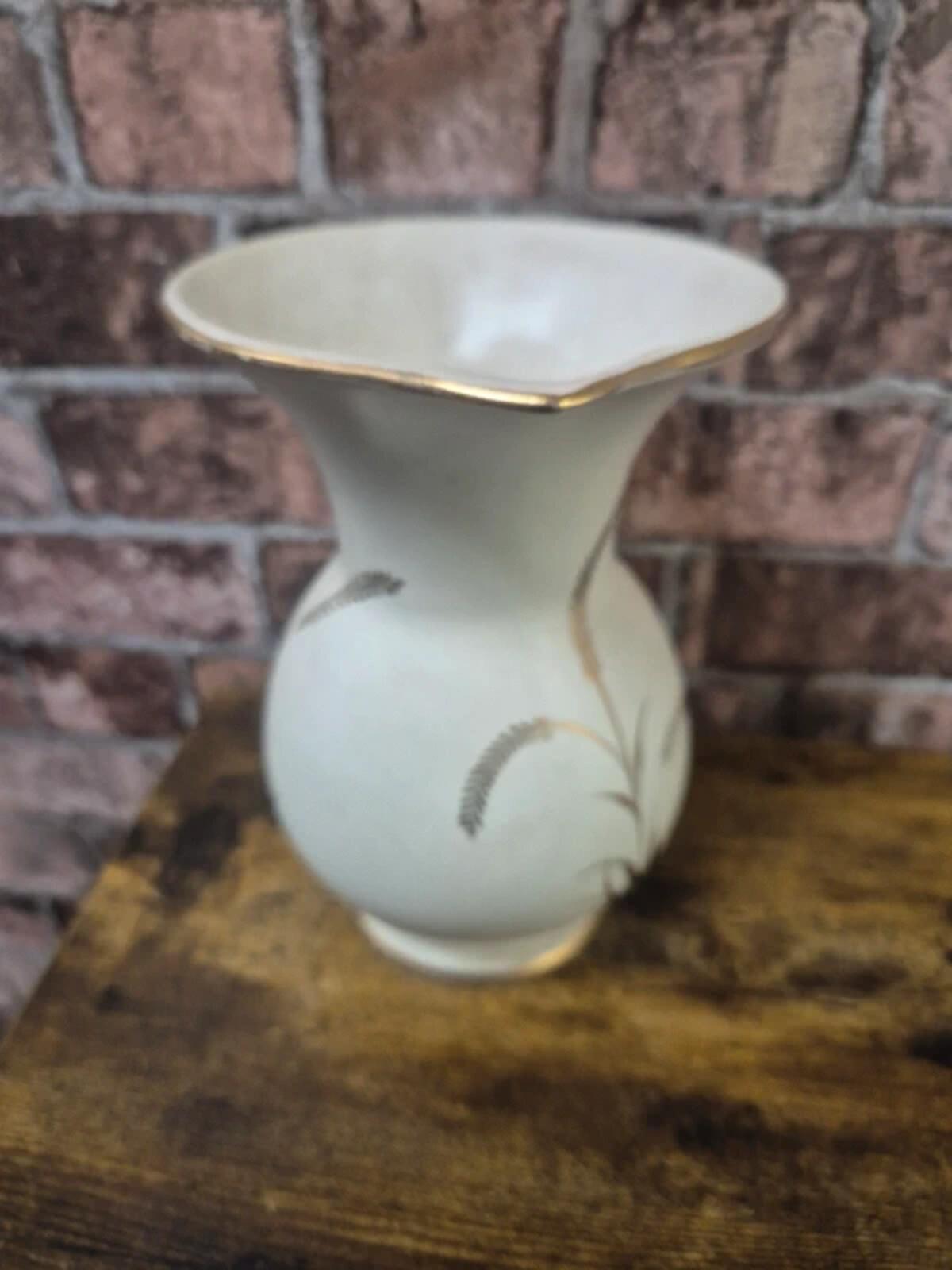 Arthurwood Gold Leaf Vase/Pitcher