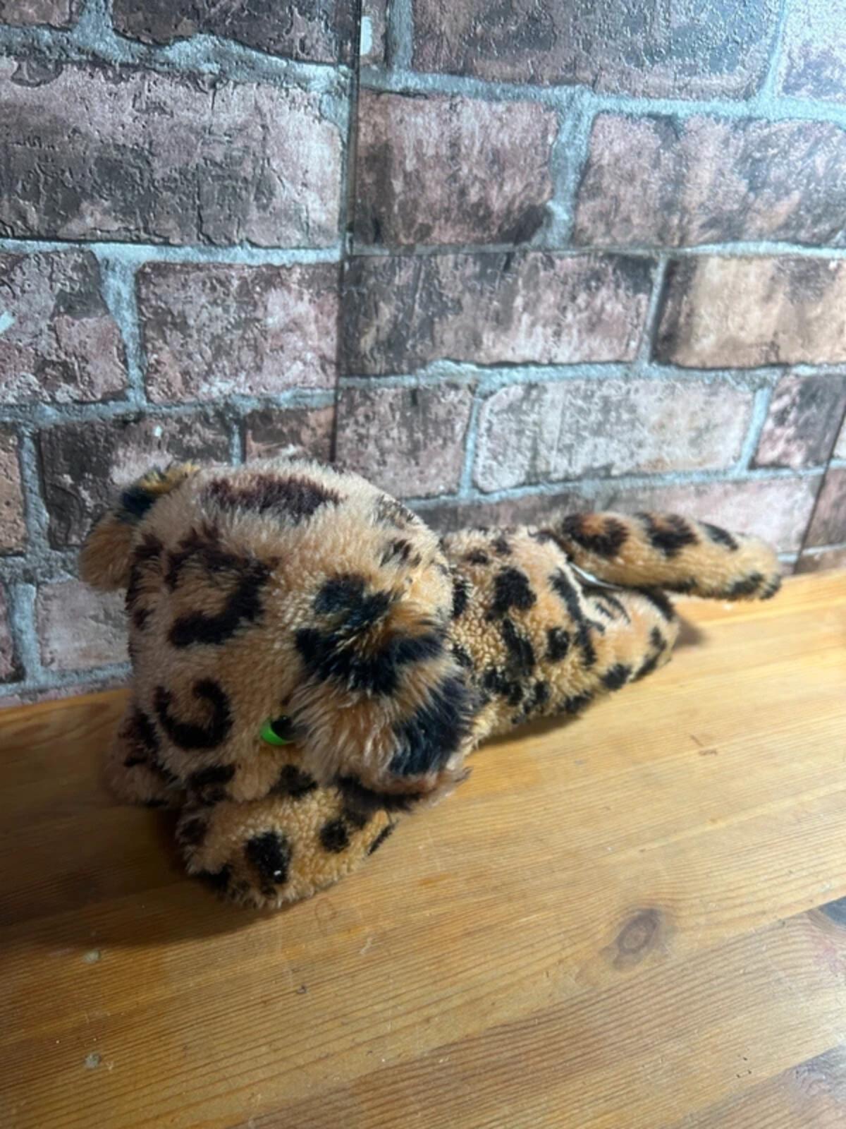 Vintage Leopard Stuffed Toy
