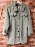 F&F Teal Teddy Bear Fleece Long Jacket - Size 10