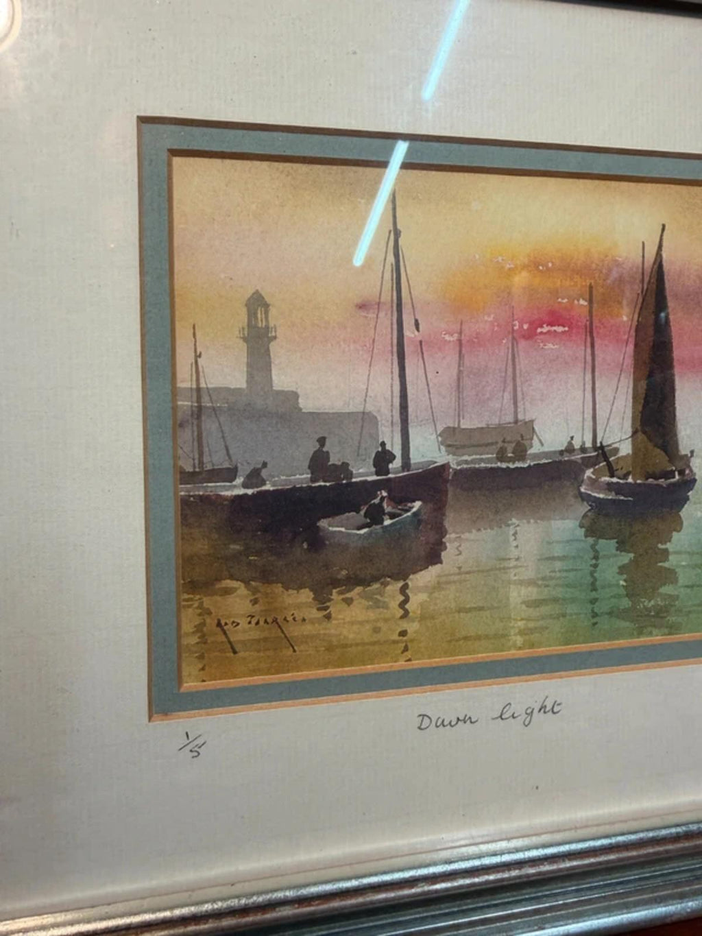 Rod Perace Dawn Light Signed & Framed Print