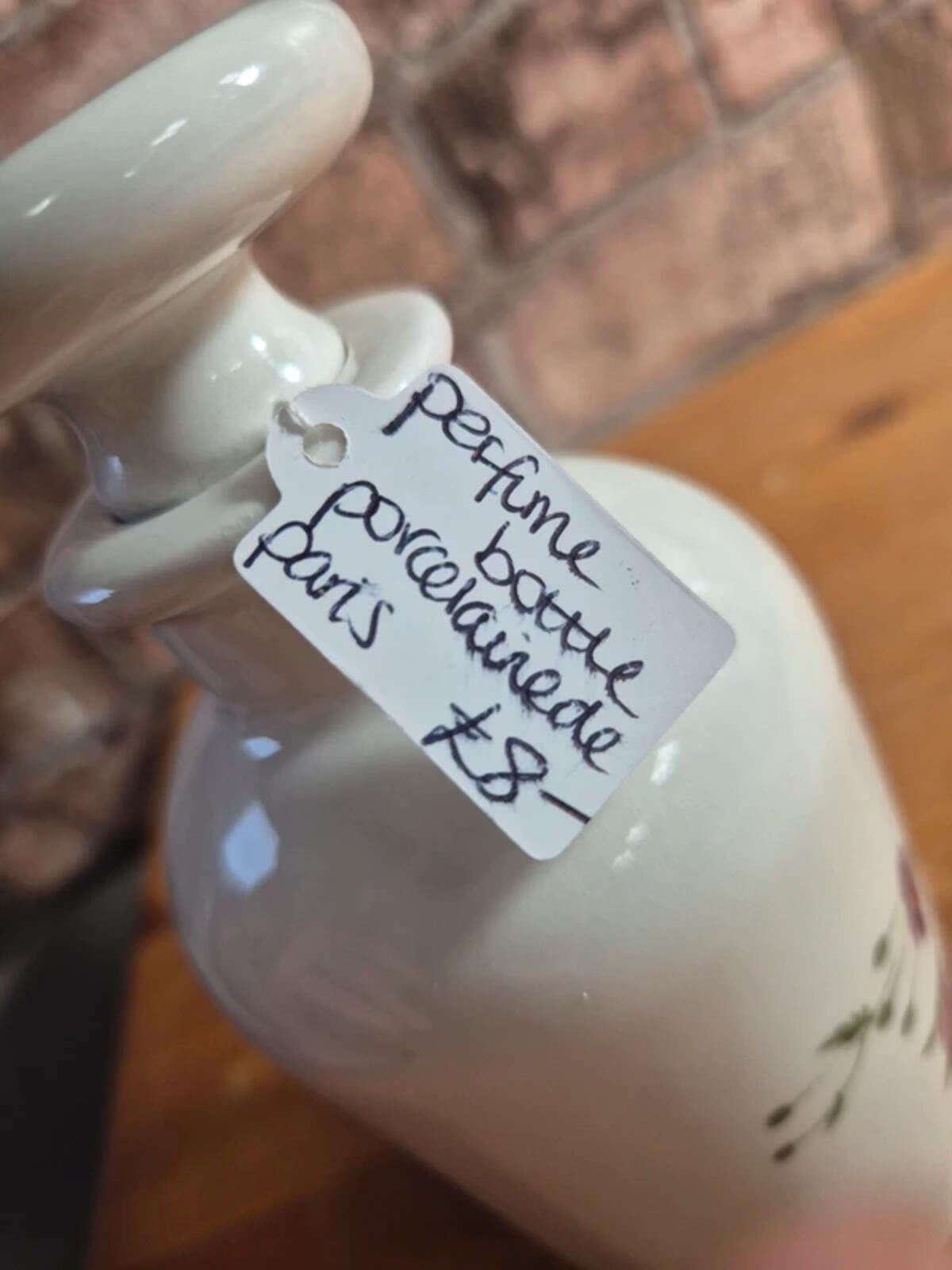 Porcelain de Paris perfume bottle
