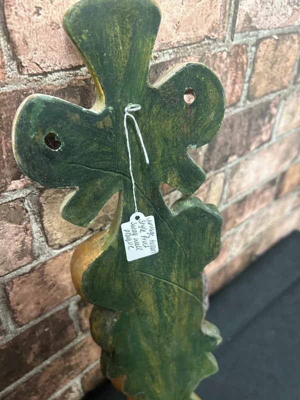 Vintage Tuscan Style Fruit Swag Wooden Wall Plaque