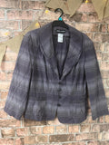 Gerry Weber Purple Checked Blazer - Size 14