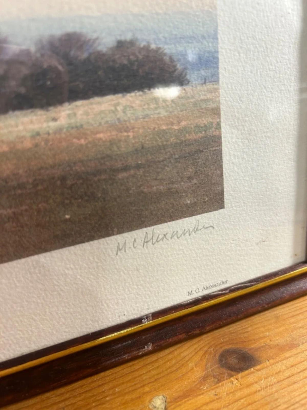 M.C Alexander 'Jack and Jill' Signed and Framed Print