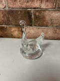 Glass Swan Figurine