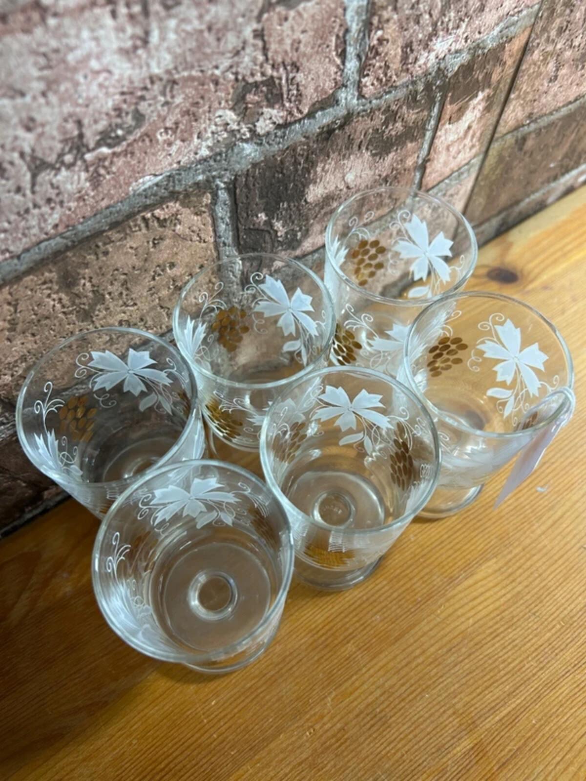 Set of 6 Vintage Luminarc Glasses