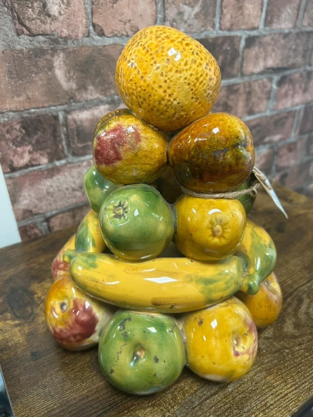 Vintage Ceramic Fruit Stack