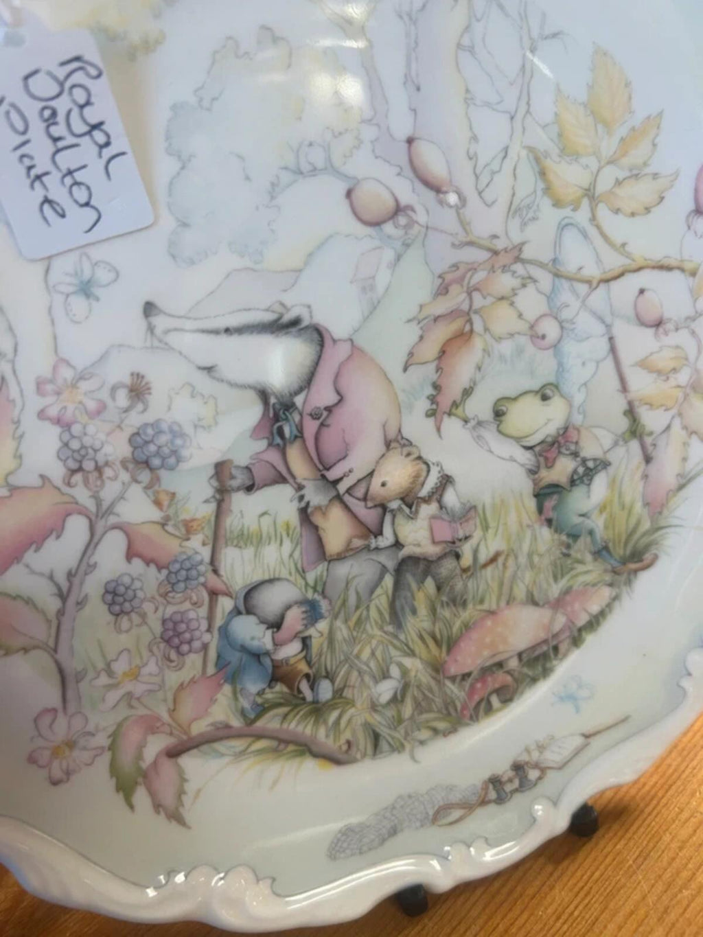 Royal Doulton Wind in The Willows Plate