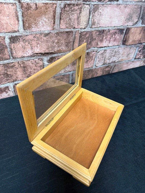 Wooden Glass Fronted Box