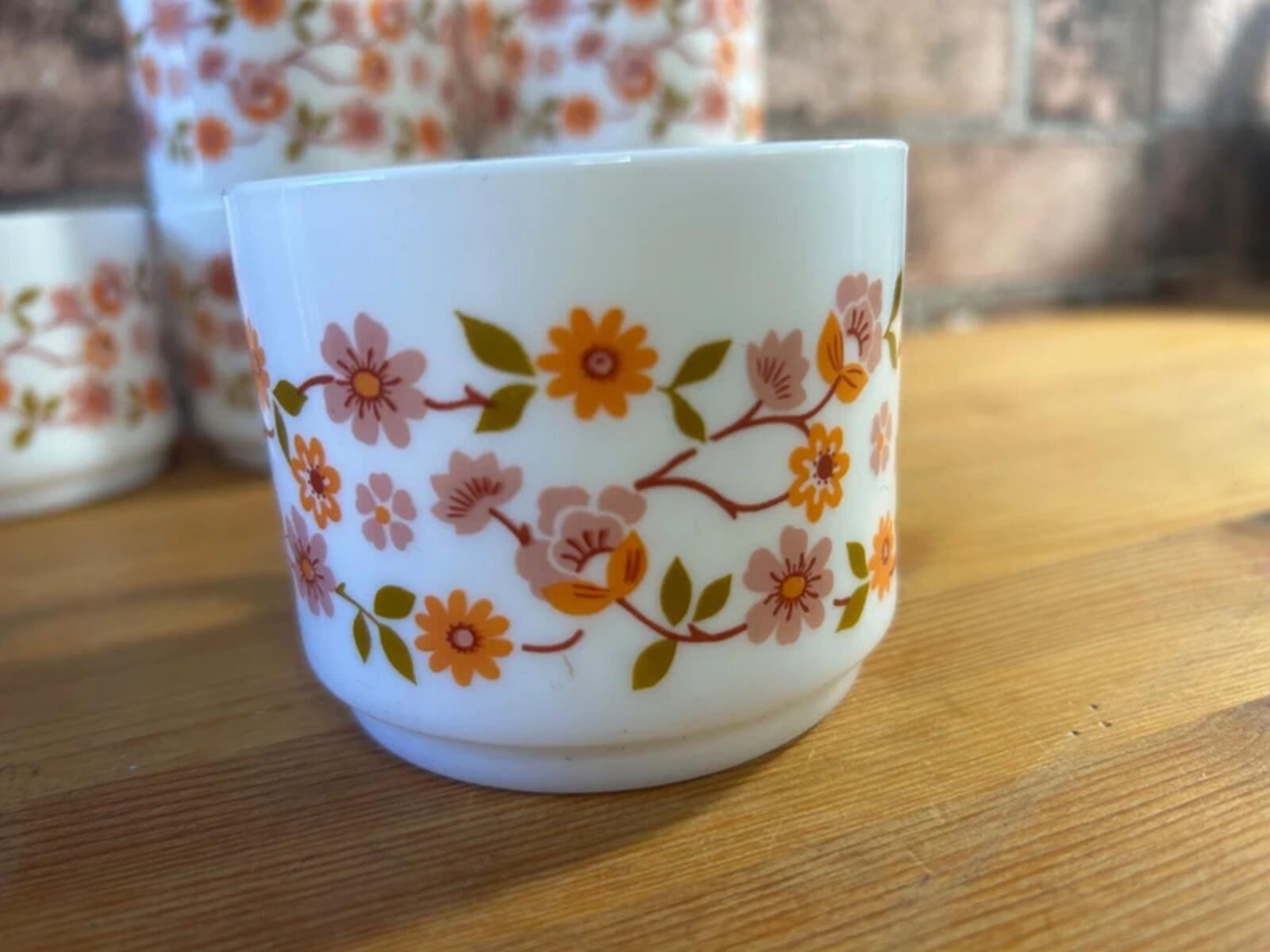 Vintage Arcopal Mugs x 6