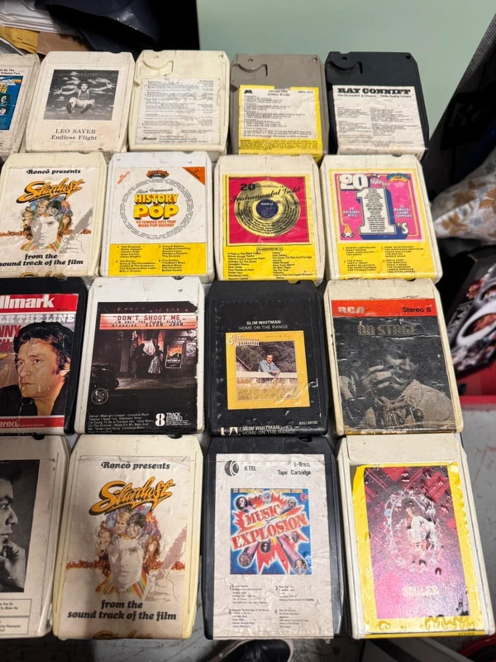 Large Bundle of Vintage 8 Track Tapes x 49 Tapes