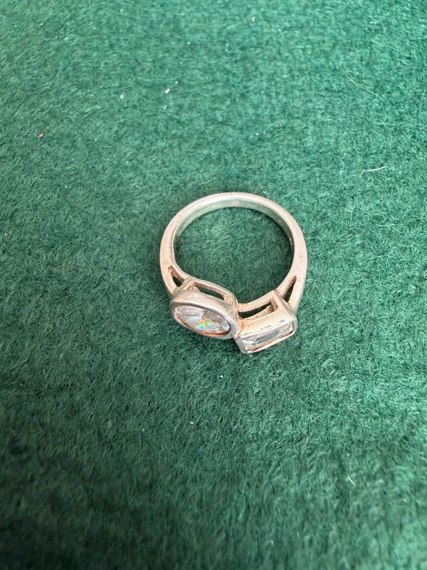 Sterling Silver Hallmarked Ring - Size L