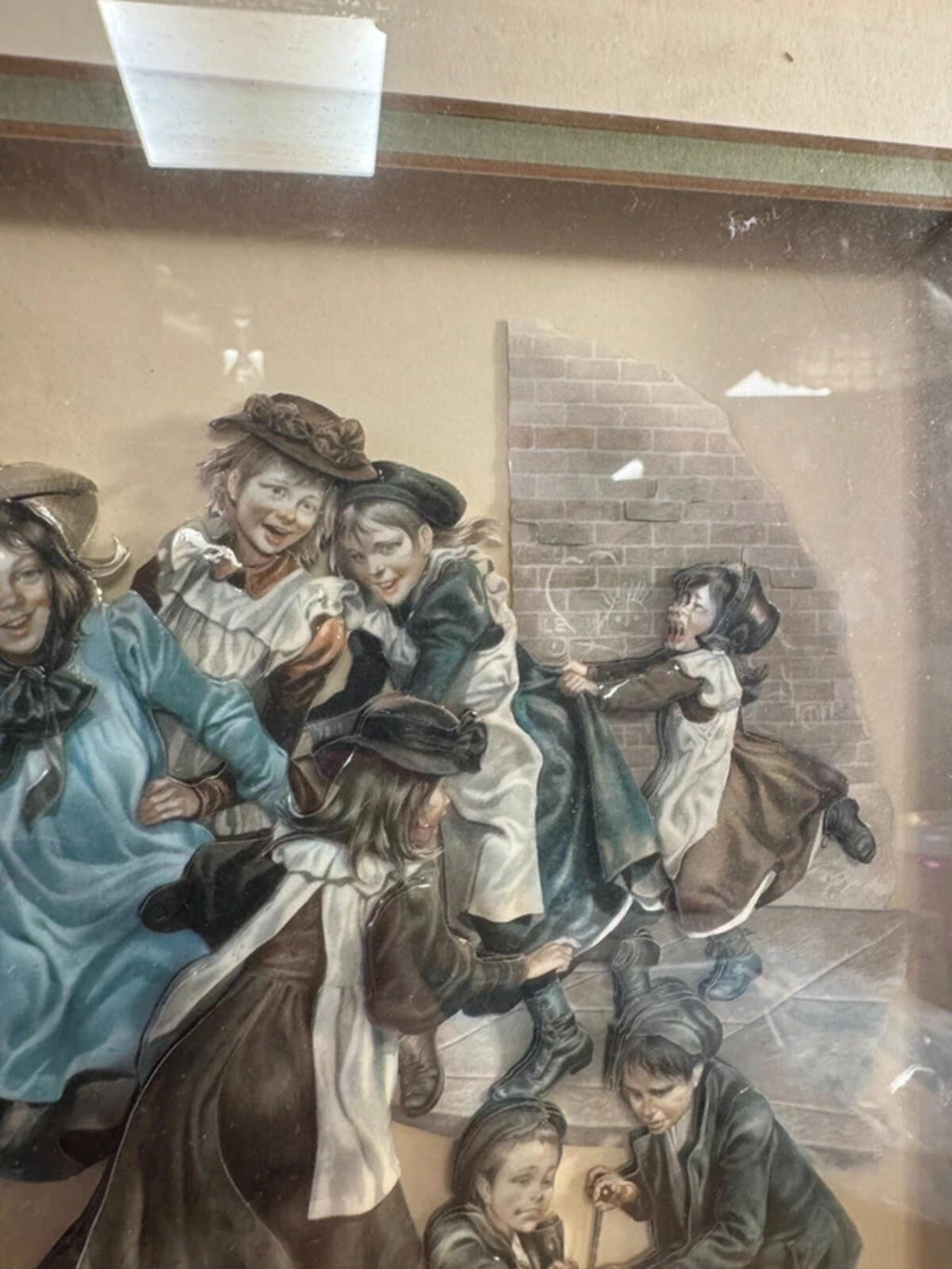 Vintage Wooden Framed 3D Wall Art