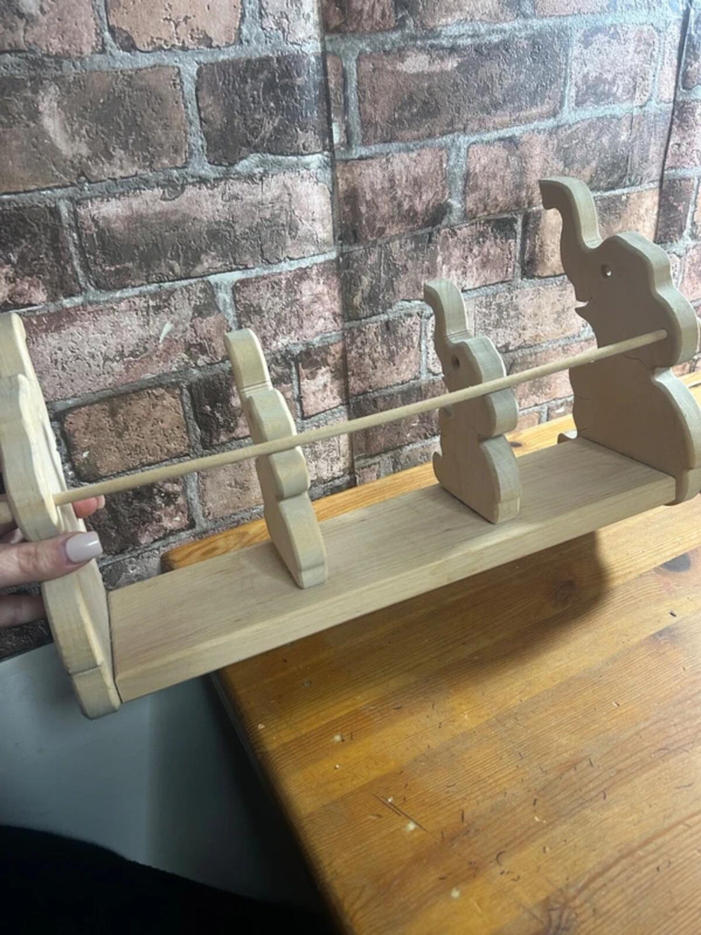 Wooden Children's Elephant Bookshelf