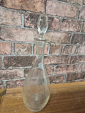 Vintage glass carafe