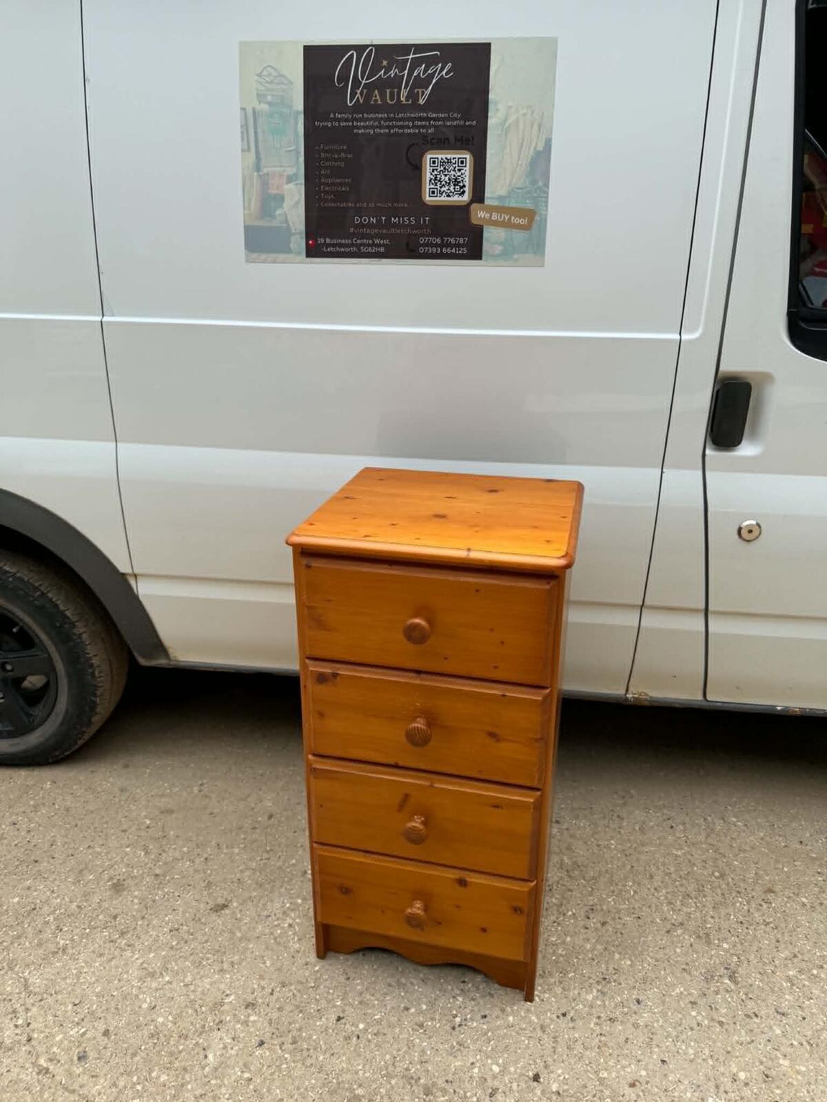 Solid Pine Tall Chest of Drawers