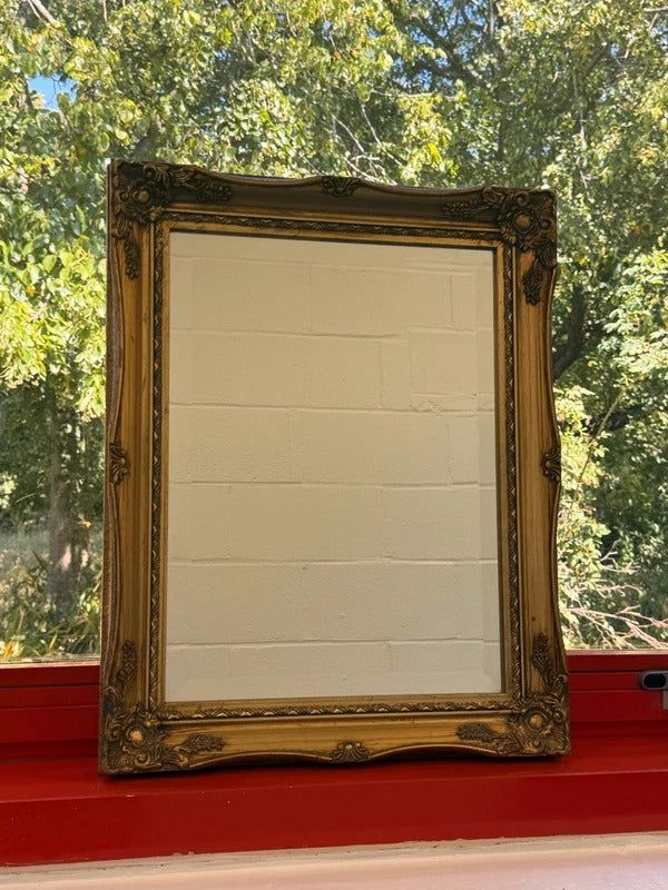 Vintage Gold Guilded Bevelled Edge Mirror