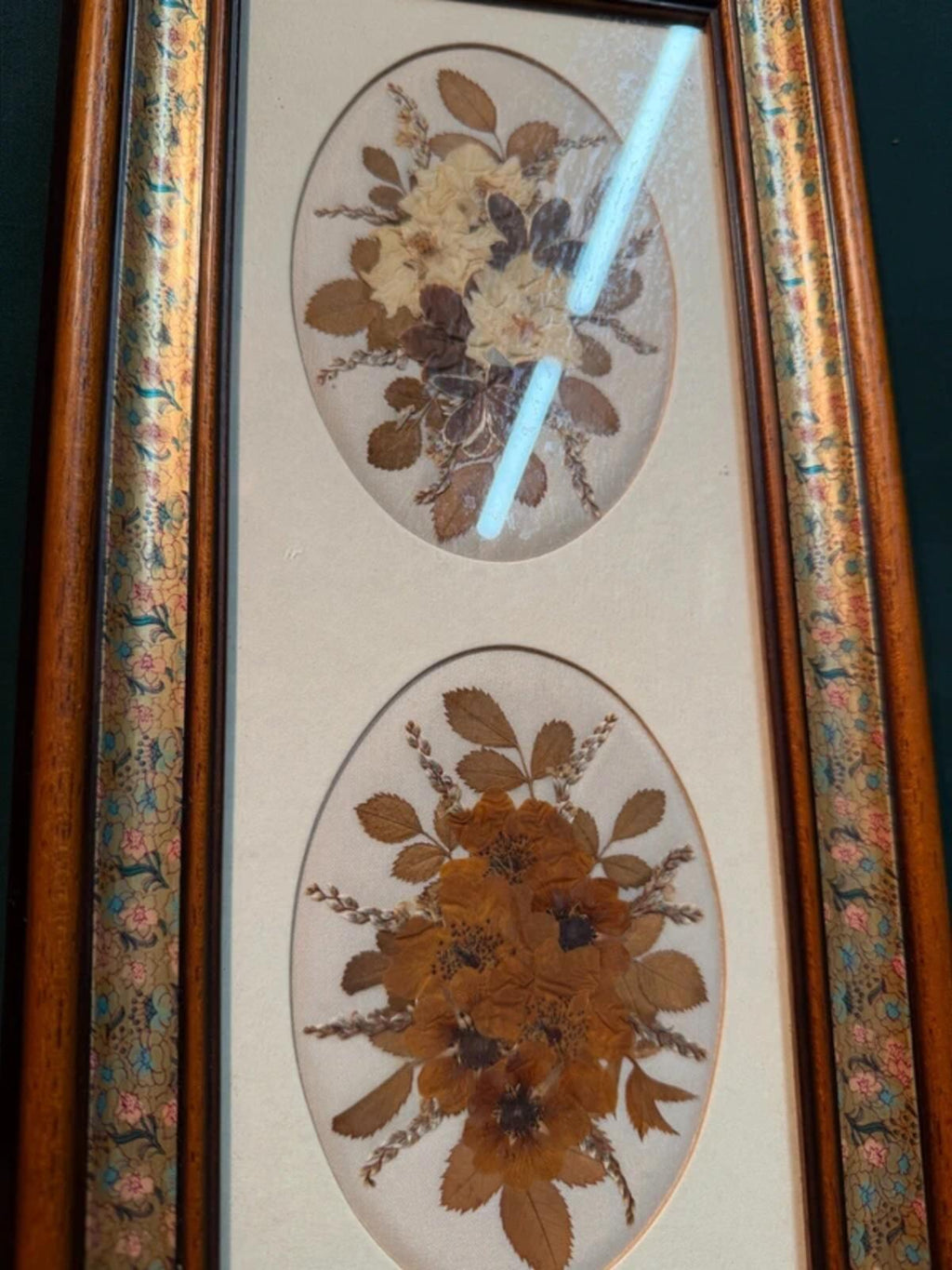 Joanna Sheen Vintage Framed Pressed Flowers