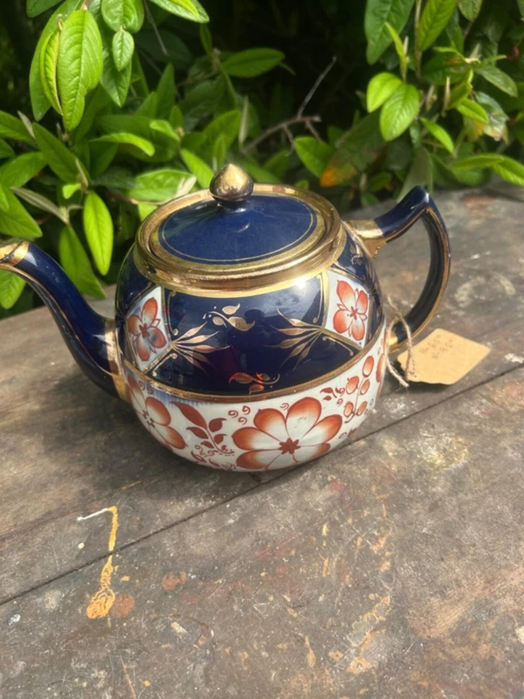 Vintage Sadler Burslam Patterned Teapot