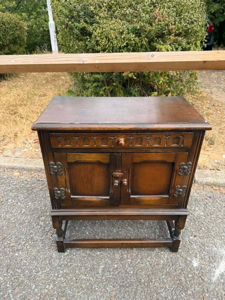 Oak Small Storage Cupboard