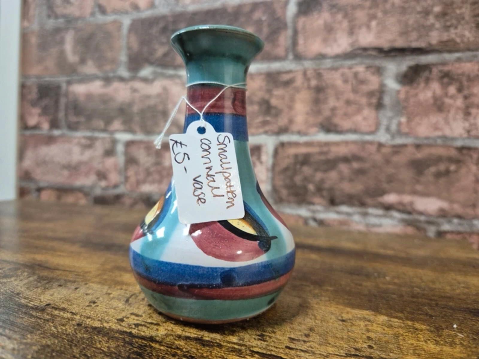 Small pattern cornish vase