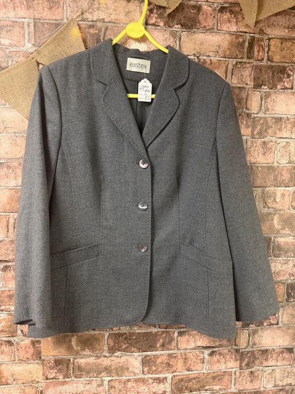 Eastex Grey Blazer - Size 14