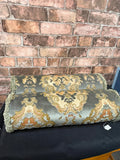 Pair of Chenille Fabric Bolster Cushions