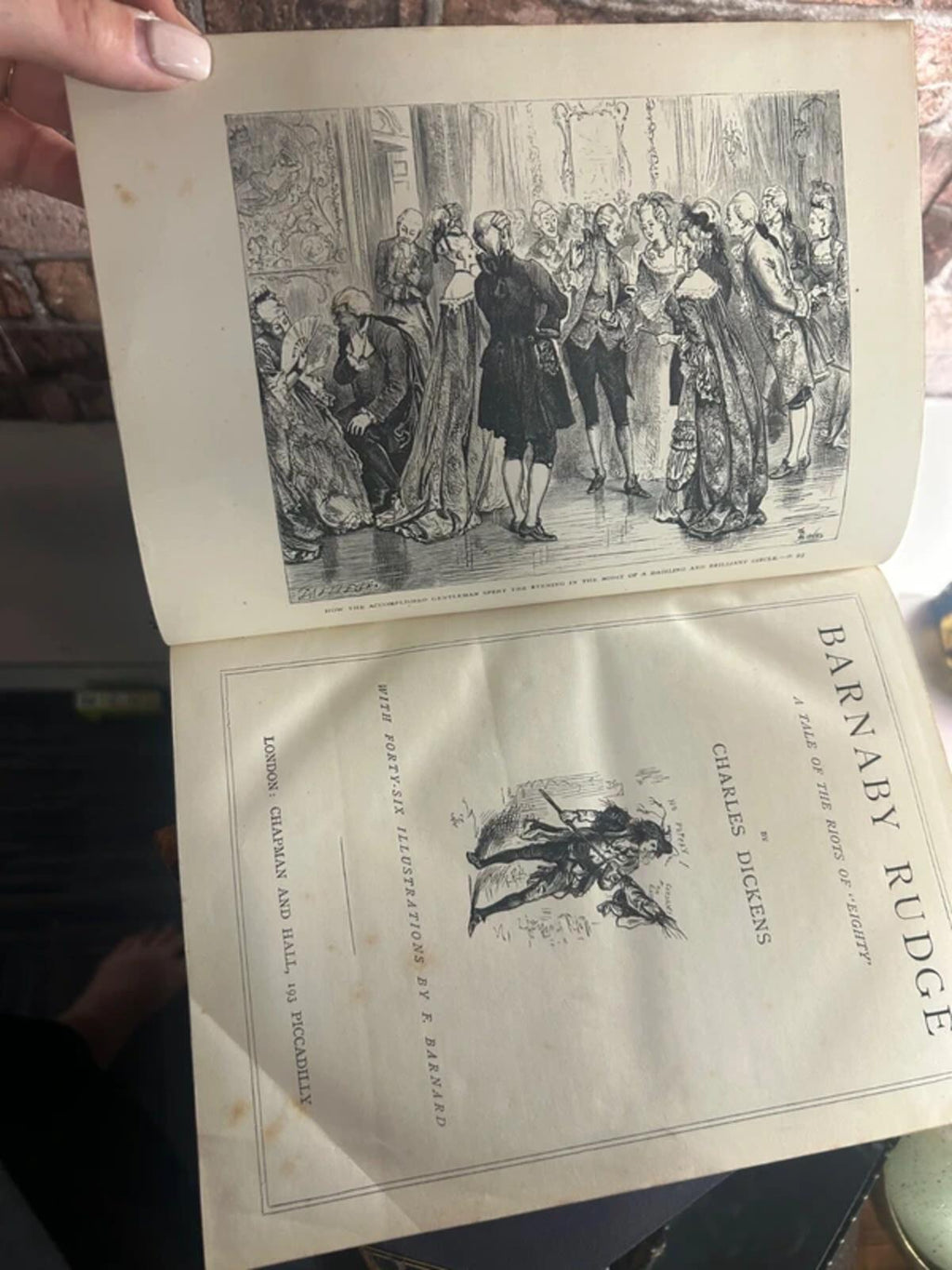 Dickens Works Late Victorian 10 Volume Book Set