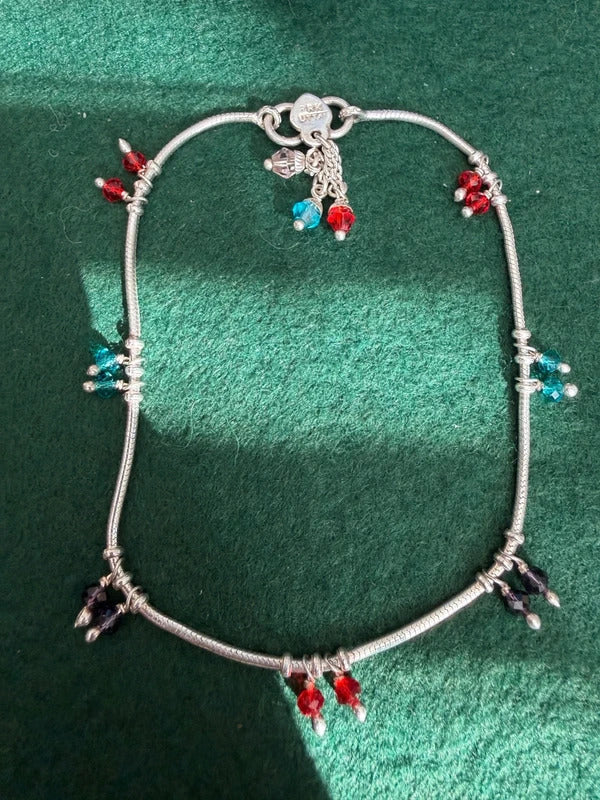 Sterling Silver Beaded Necklace