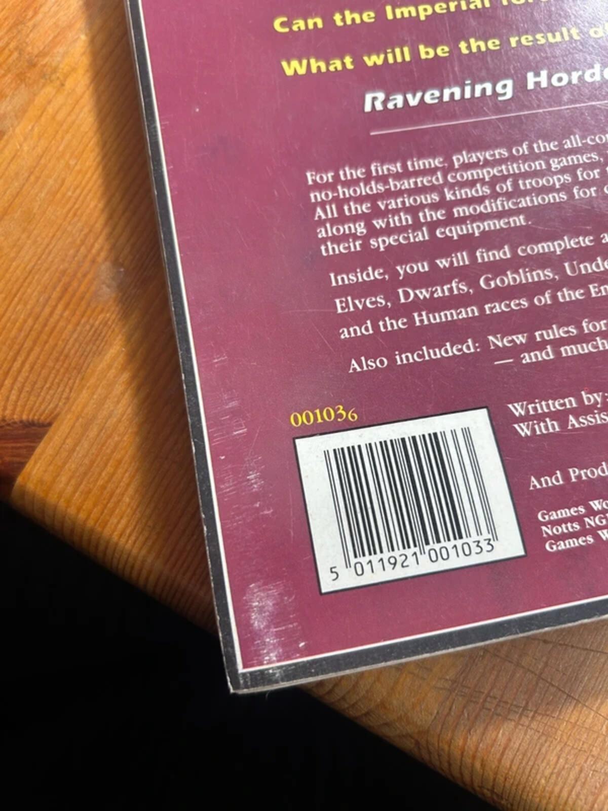 Ravening Hordes 1987 2nd Edition