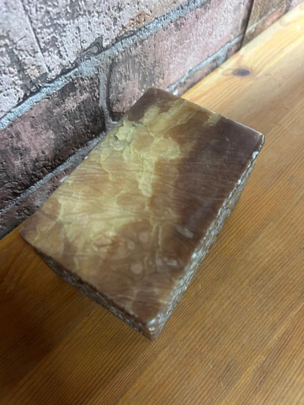 Hand Carved 1960's Italian Alabaster Box
