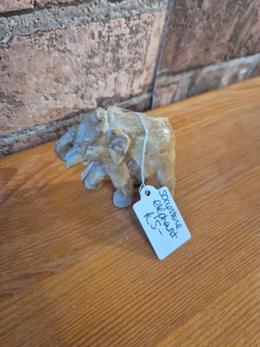 Soapstone Elephant Ornament