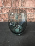 M&S green glass vase