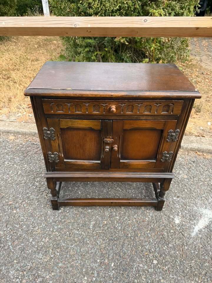 Oak Small Storage Cupboard