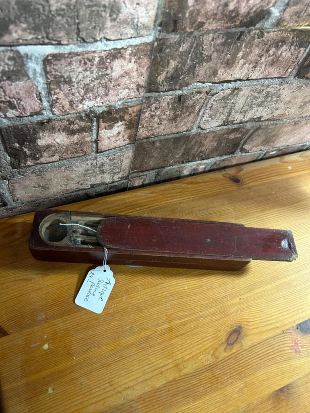 Antique Sliding Pencase