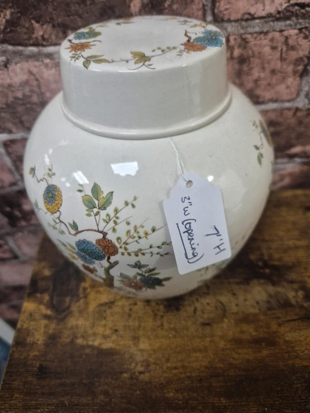 Royal cauldon Asian ginger jar